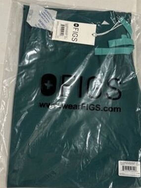 Figs Scrub Pants, Hunter Green, Livingston HW S/Petite